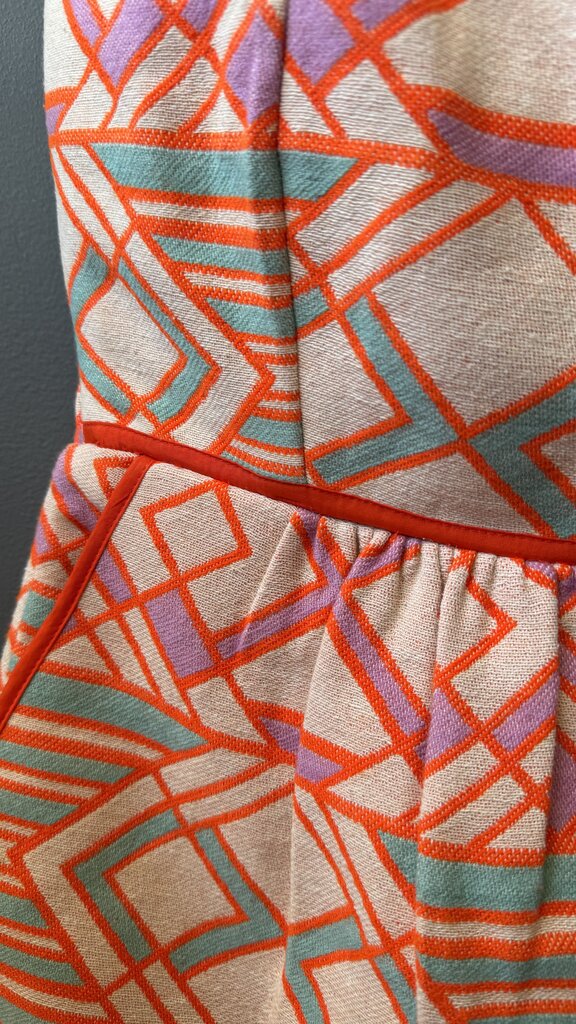 Tapestry Tie Back Dress