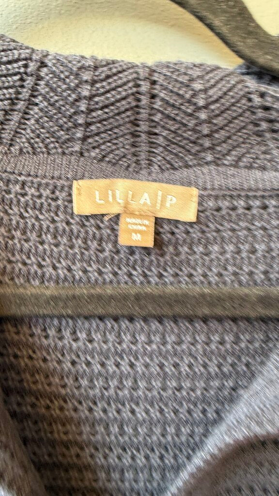 Cotton Blend Polo Sweater