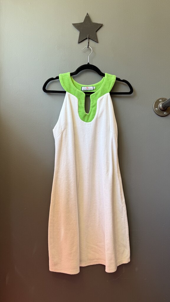 Terry Cloth U Notch Dress