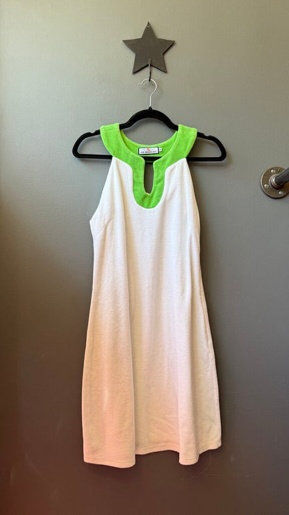 Terry Cloth U Notch Dress