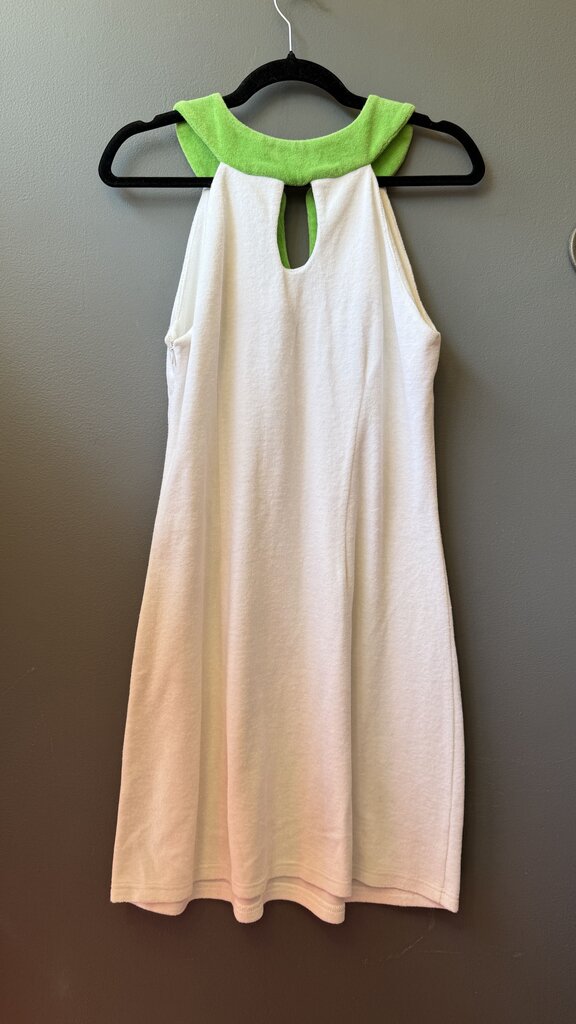 Terry Cloth U Notch Dress