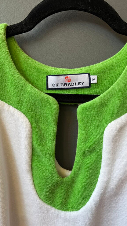 Terry Cloth U Notch Dress