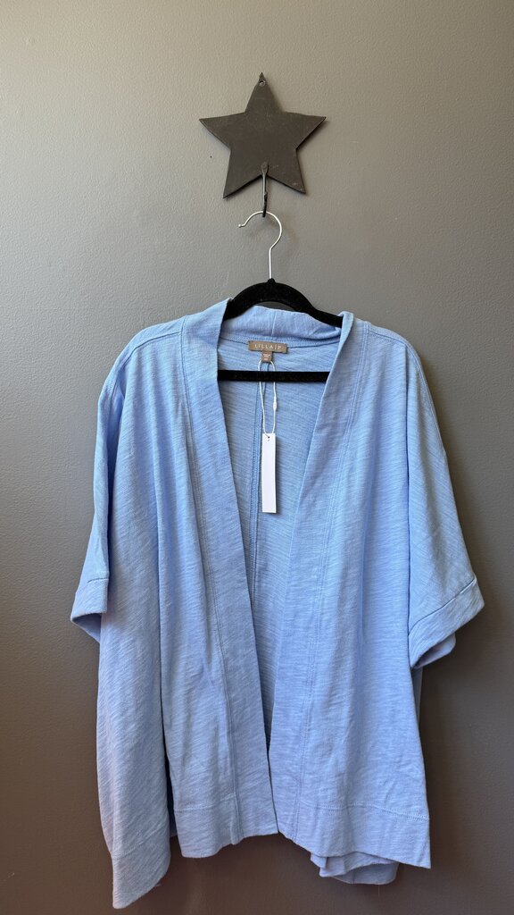 Short Sleeve Cotton Cardigan Top
