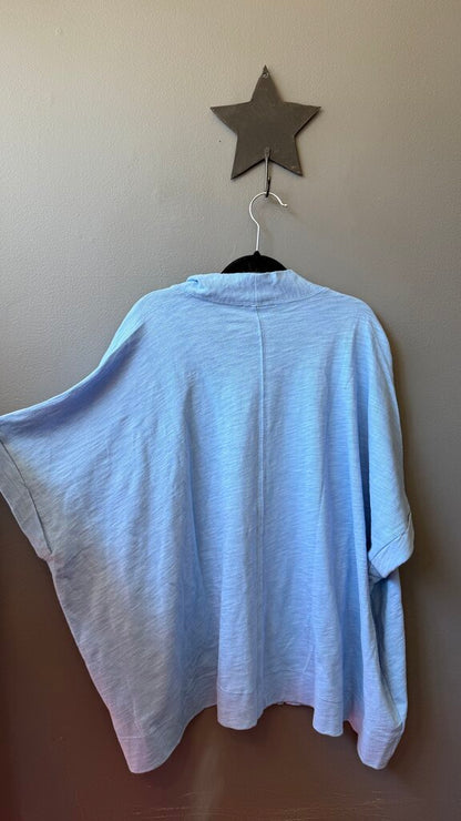 Short Sleeve Cotton Cardigan Top