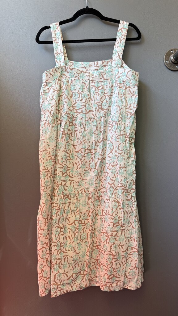 Cotton Tiered Midi Dress