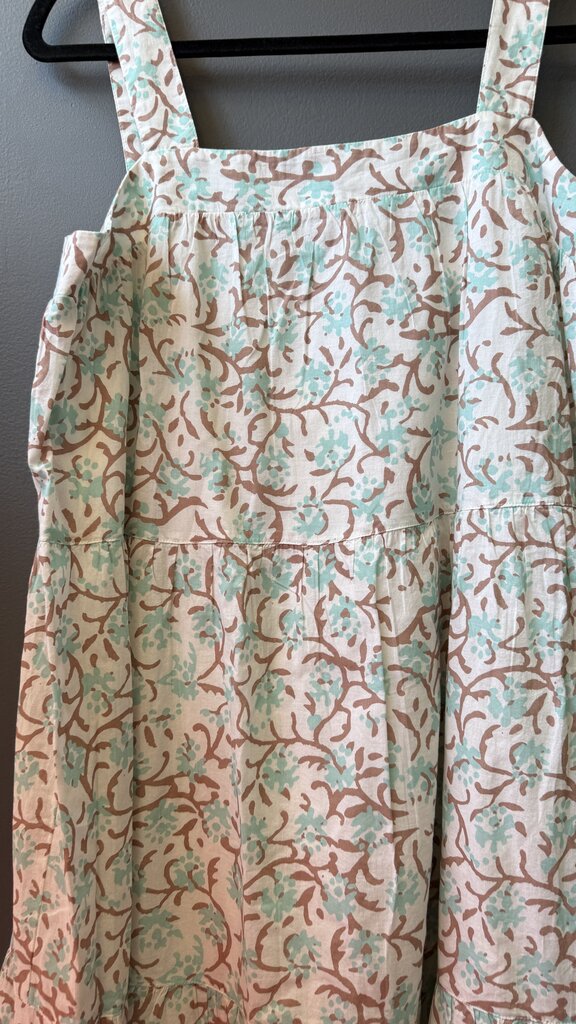 Cotton Tiered Midi Dress
