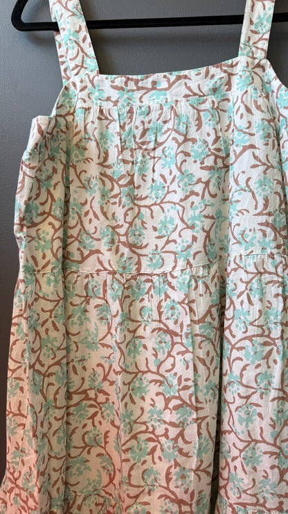 Cotton Tiered Midi Dress