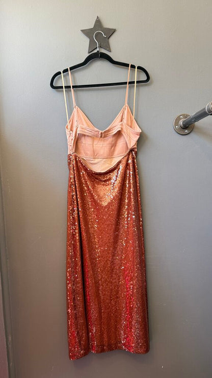 Sequin Midi Dress