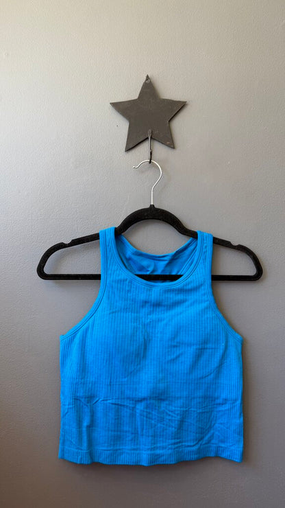 Crop Ebb to Street Ribbed Bra Tank