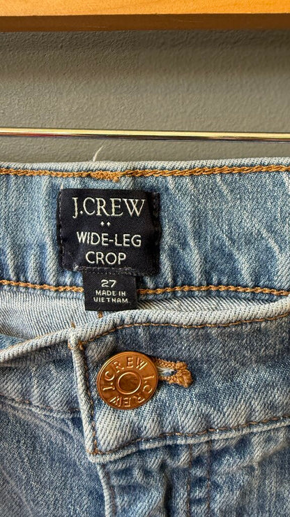 Wide Leg Crop Jeans