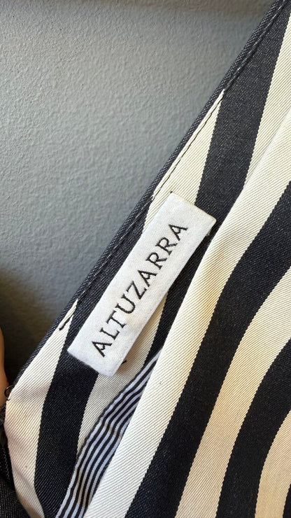 Marceau Striped Asymmetrical Dress