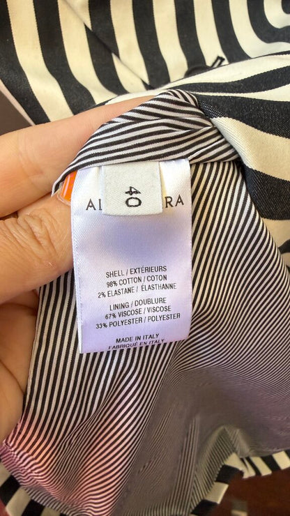 Marceau Striped Asymmetrical Dress