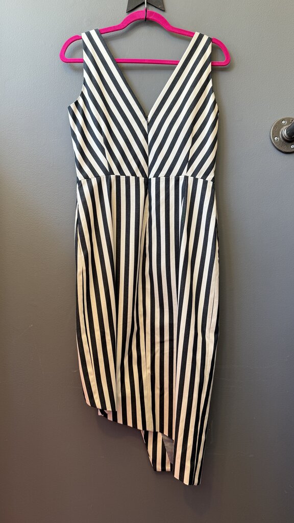 Marceau Striped Asymmetrical Dress