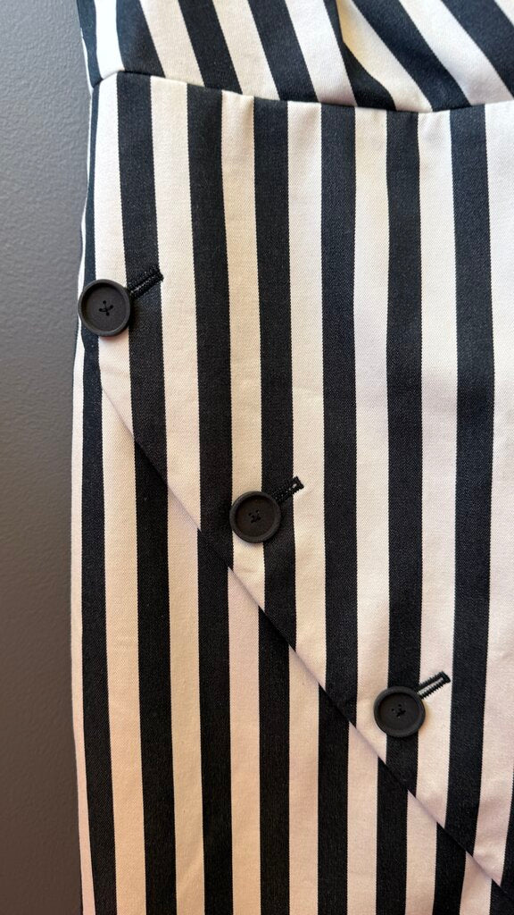 Marceau Striped Asymmetrical Dress