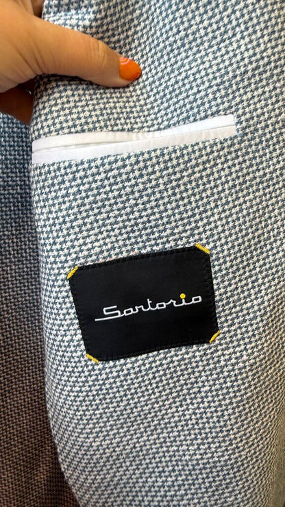 Woven Check Unlined Sport Coat