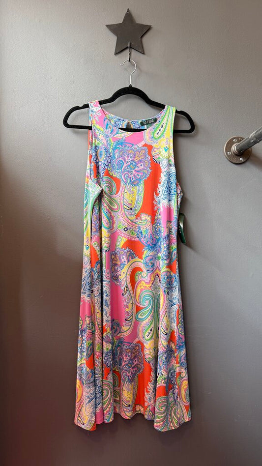 Jersey Paisley Aline Dress