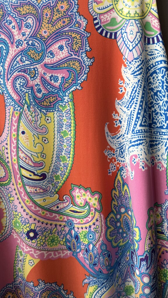 Jersey Paisley Aline Dress