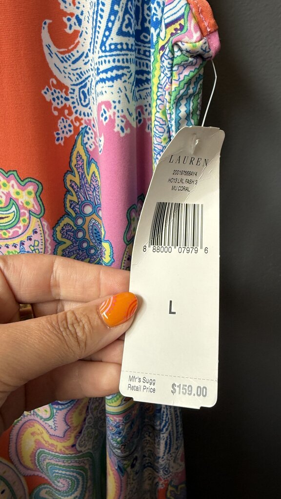 Jersey Paisley Aline Dress