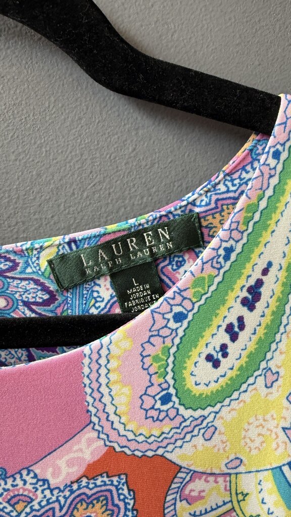 Jersey Paisley Aline Dress