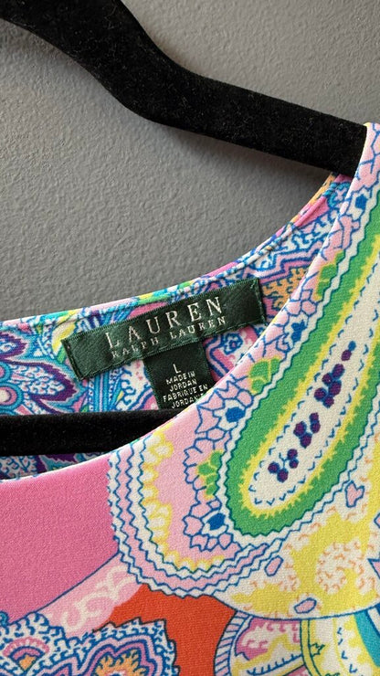 Jersey Paisley Aline Dress
