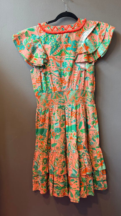 Floral Smocked Waist Dress