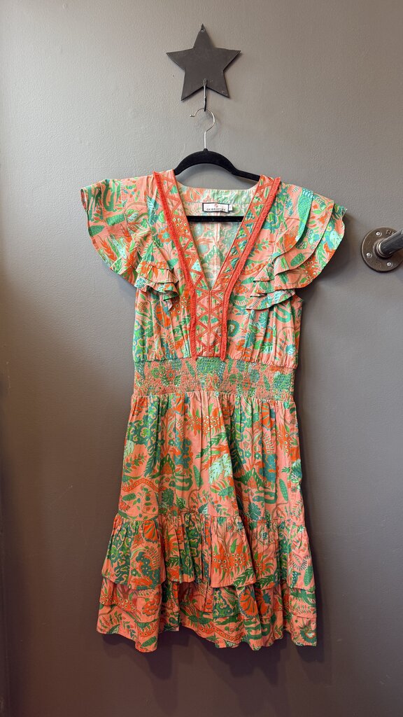 Floral Smocked Waist Dress