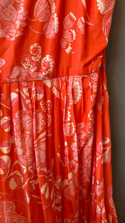 Floral Tiered Midi Dress