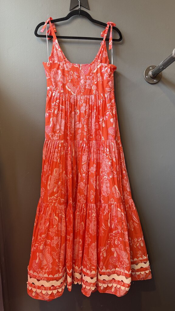 Floral Tiered Midi Dress