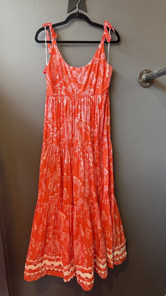 Floral Tiered Midi Dress