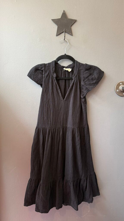 Cotton Gauze Tiered Dress
