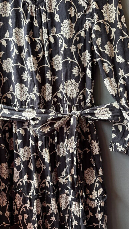 Block Print Midi Dress