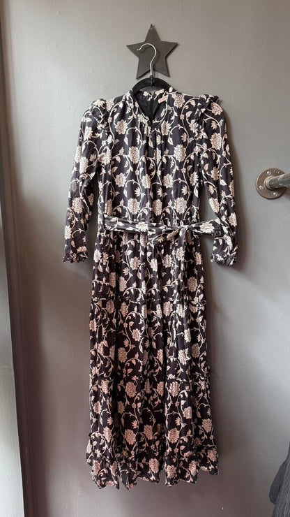 Block Print Midi Dress