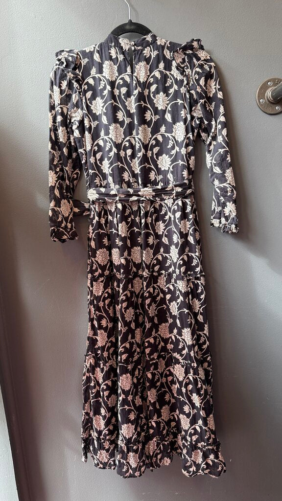 Block Print Midi Dress