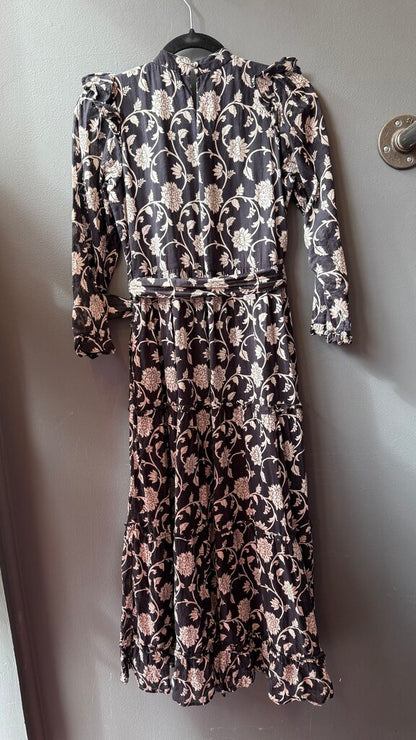Block Print Midi Dress
