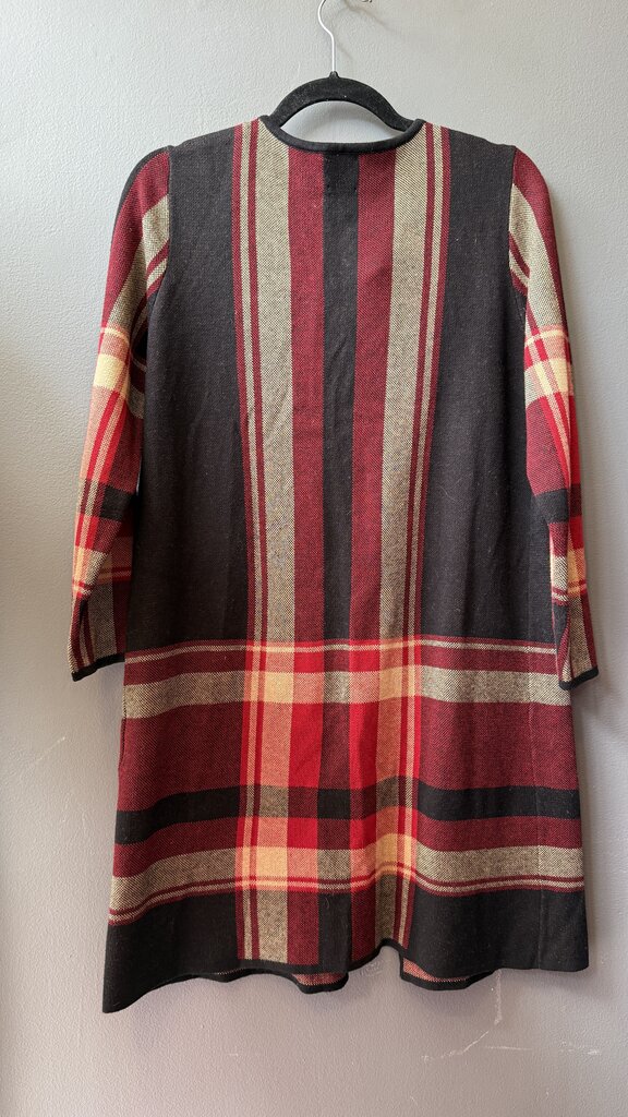 Plaid Sweater Jacket