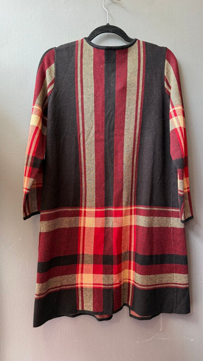 Plaid Sweater Jacket