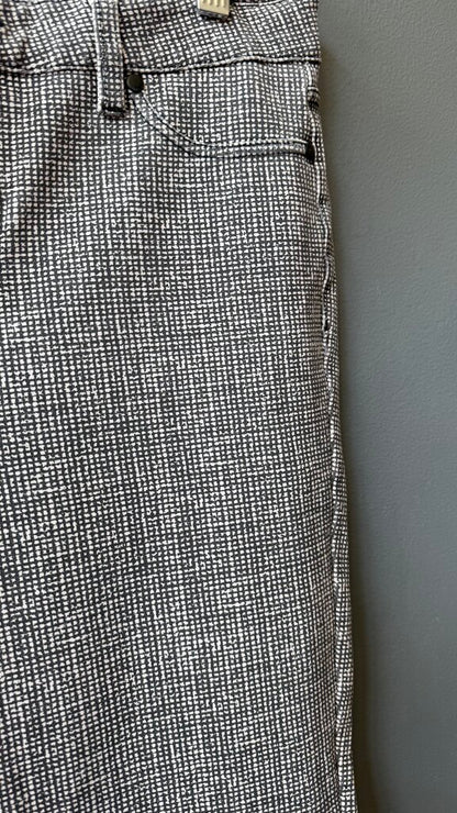 Petite Plaid Type Skinny Jeans