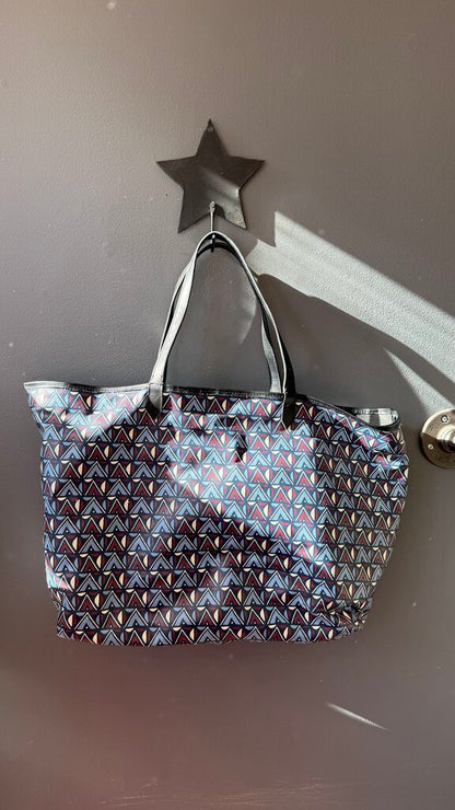 Coated Canvas Tote Bag