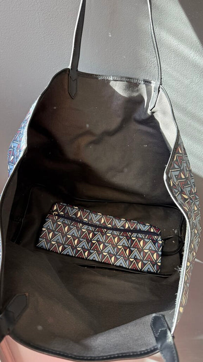 Coated Canvas Tote Bag