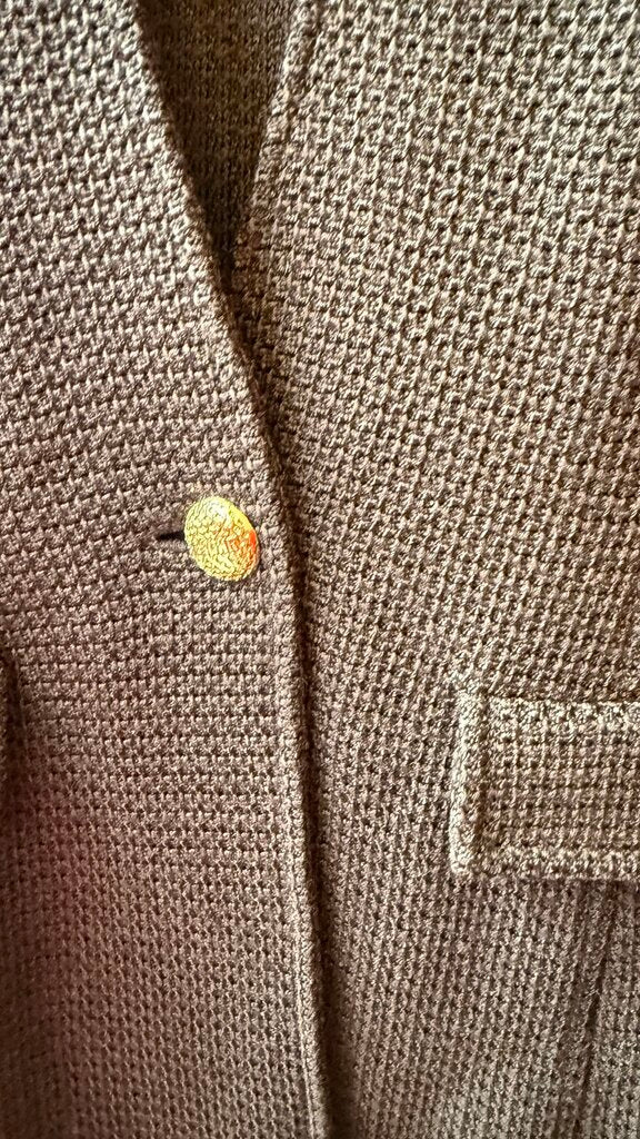 Knit One Button Blazer