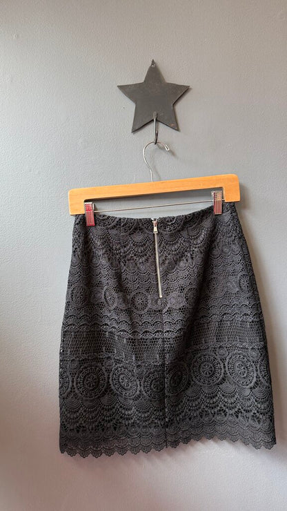 Lace Aline Mini Skirt