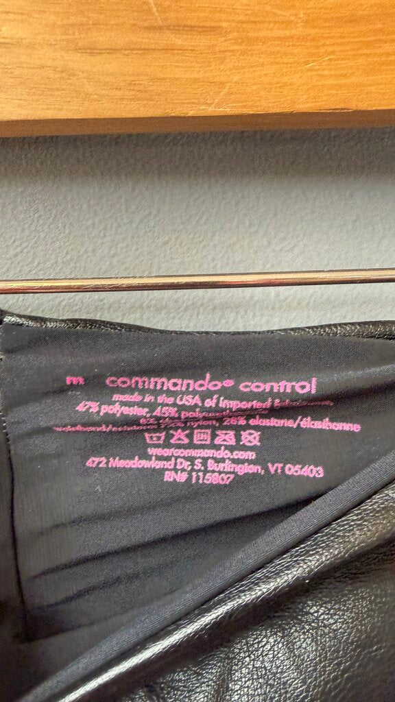 Control Faux Leather Leggings