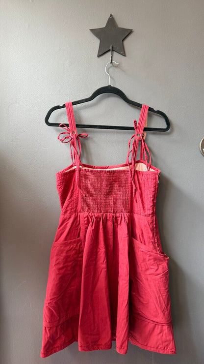 Reversible Cotton Mini Dress