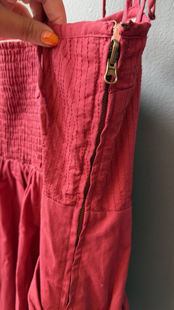 Reversible Cotton Mini Dress