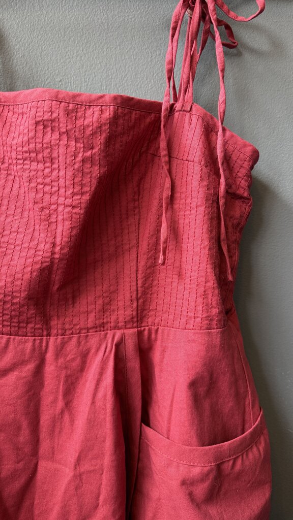Reversible Cotton Mini Dress