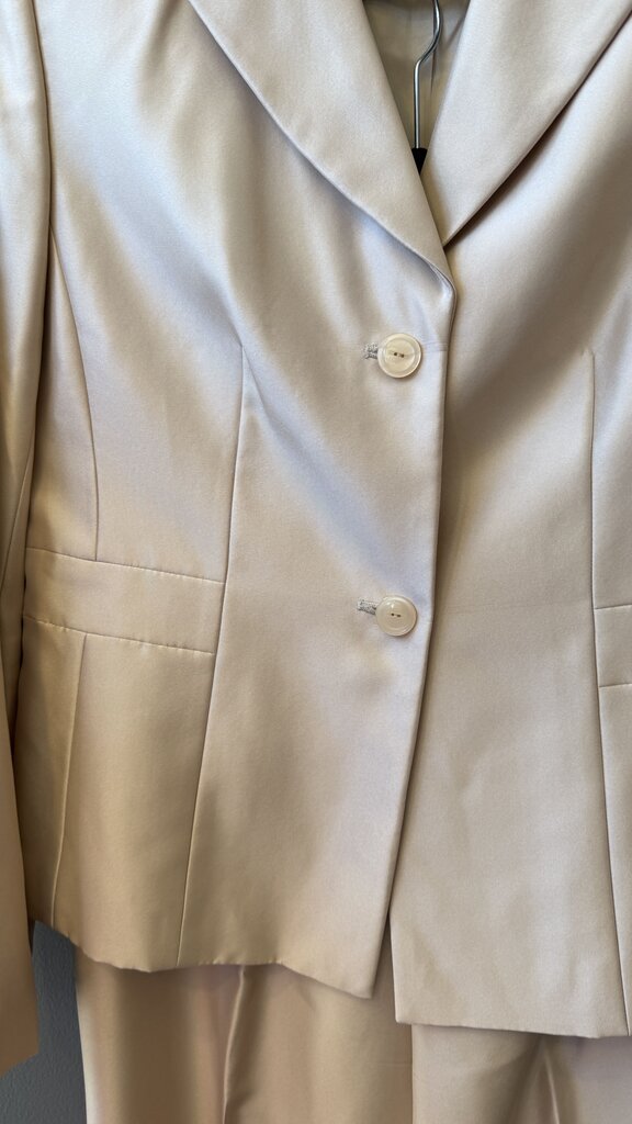 Petite Silk Pants Suit