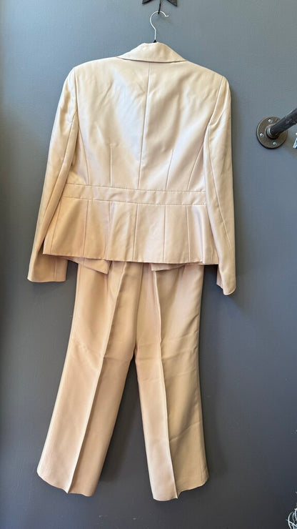 Petite Silk Pants Suit