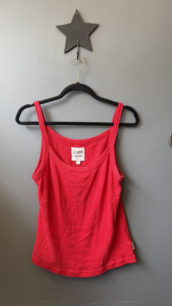 Pointelle Knit Cami Tank Top