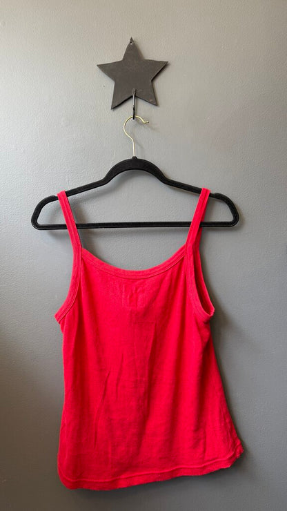 Pointelle Knit Cami Tank Top