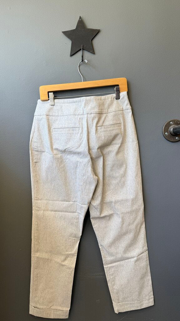 Stretch Heathered Straight Pants
